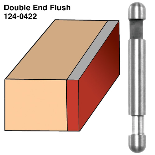 Flush/Flush Trim Solid Carbide  X 1/4