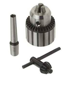 1/2-inch MT2 Drill Chuck - Keyed with No 2 Morse Taper Arbor