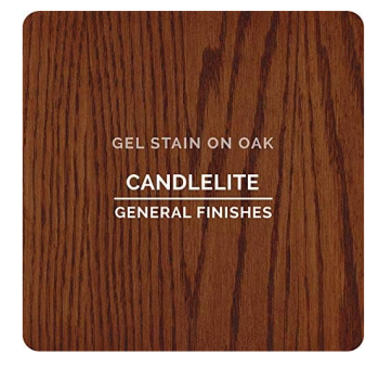 General Finishes Oil-Based Gel Stain Candlelight - Quart