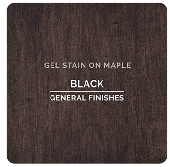 General Finishes Oil-Based Gel Stain Black - Quart