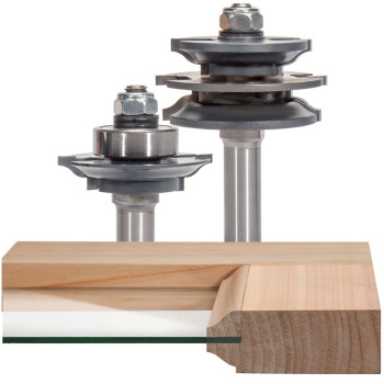 Rail and Stile Router Bits for Glass Cabinet Doors | MLCS