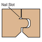 Tongue and Groove Router Bits with Nail Slot 2 pc Set | EAGLE AMERICA