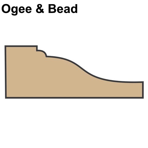 Shaper - Panel Raiser - Ogee & Bead 3/4