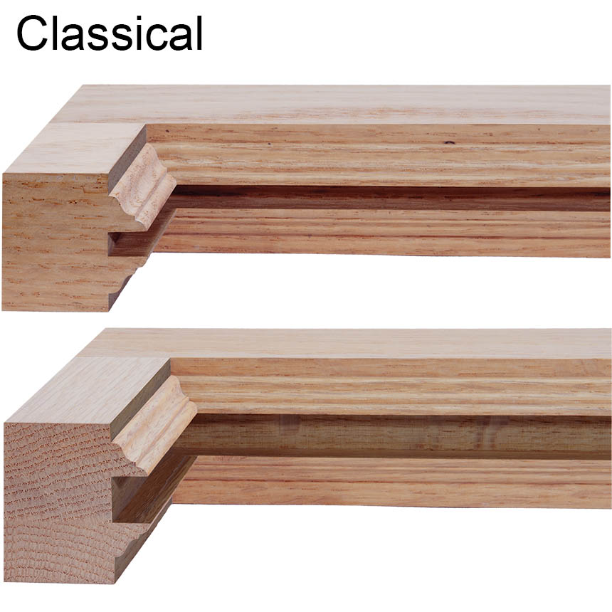 Matched Rail & Stile Cutters for Entry Doors Classical  1/2